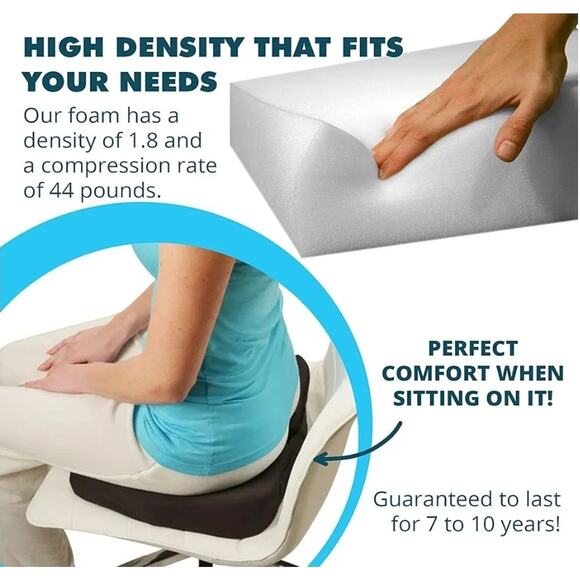 22"x24"x5" High Density Upholstery Foam Padding for Cushions and Seat Repair - Picture 6 of 7